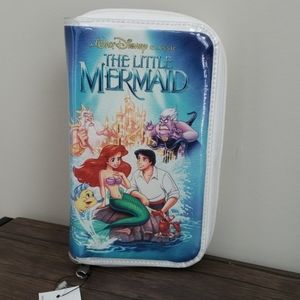 Disney parks  little mermaid  VHS wallet